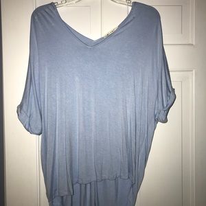 Light blue Francesca’s short sleeve top